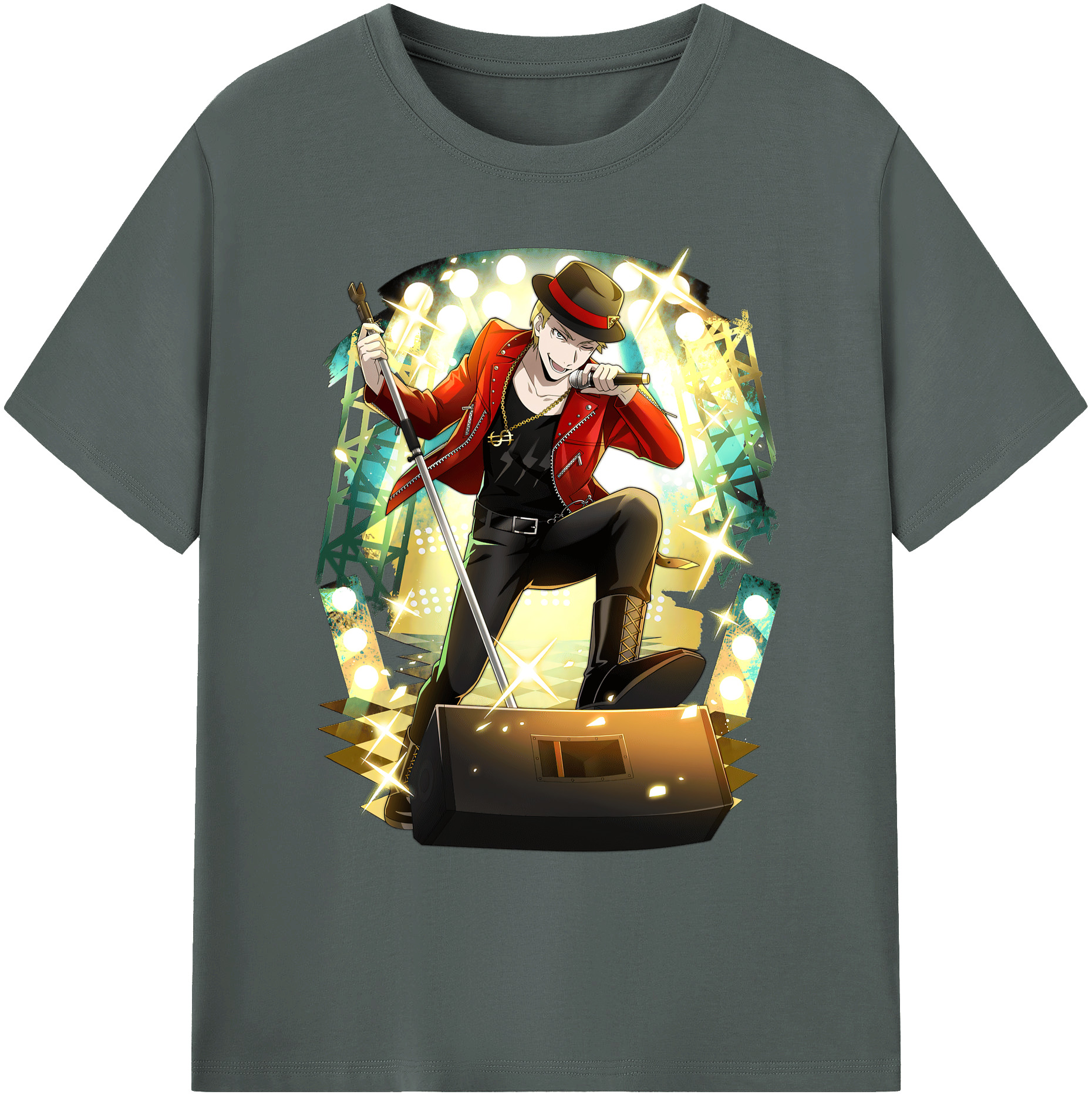 （画像用） 文豪ストレイドッグス Bungo Stray Dogs 綿100％ メンズ半袖Tシャツ｜肌触りやわらか＆通気性